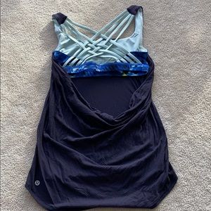 Lululemon tank with built in sports bra